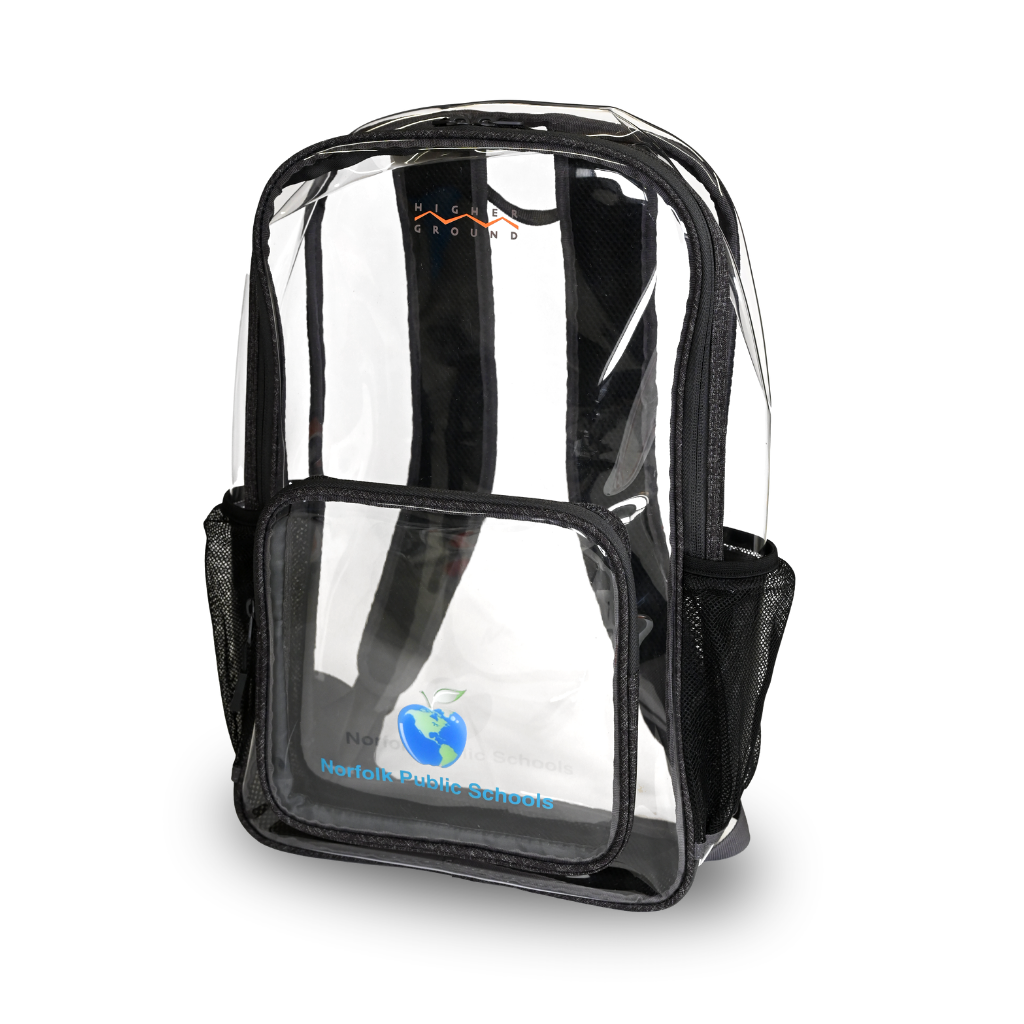 Clear backpack discount in store